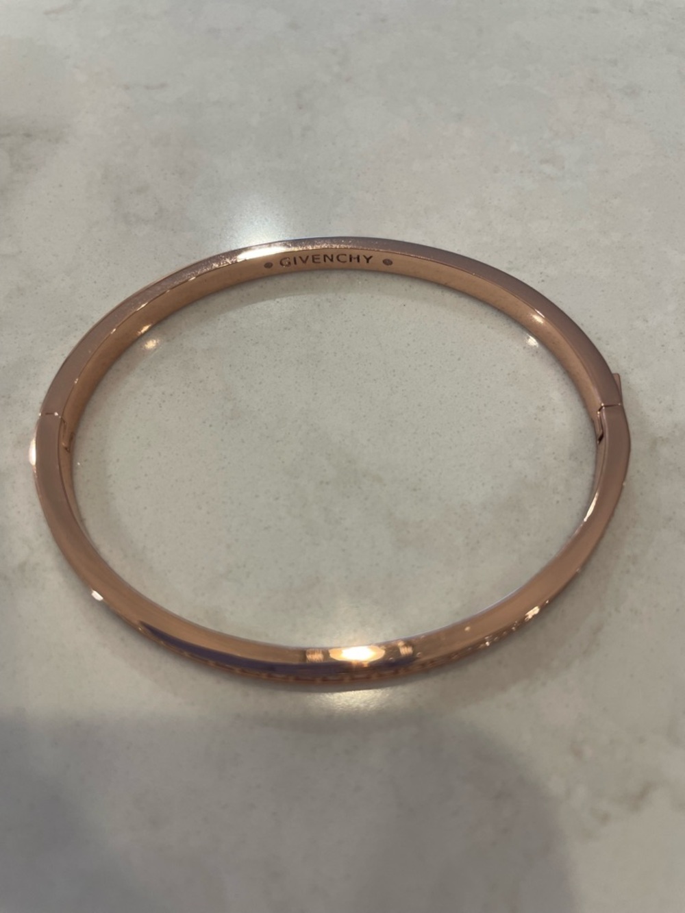 Givenchy Rose Gold Crystal Pavé Bangle Bracelet - Women - Picture 4 of 5
